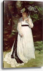 Постер Ренуар Пьер (Pierre-Auguste Renoir) Portrait of Lise, 1867