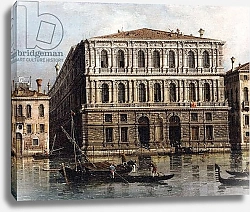 Постер Каналетто (Giovanni Antonio Canal) The Palazzo Pesaro from the Grand Canal, Venice,