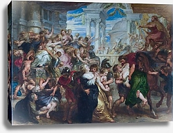 Постер Рубенс Петер (Pieter Paul Rubens) Похищение сабинянок 2