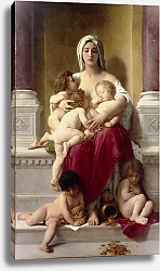 Постер Бугеро Вильям (Adolphe-William Bouguereau) Милосердие