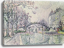 Постер Синьяк Поль (Paul Signac) The Canal Saint-Martin, 1933