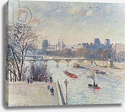 Постер Писсарро Камиль (Camille Pissarro) The Louvre, 1902