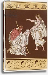 Постер Пинелли Бартоломео Numa Pompilius & the Nymph Egeria