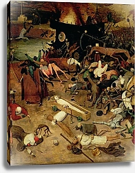 Постер Брейгель Питер Старший Triumph of Death, detail of the central section, 1562