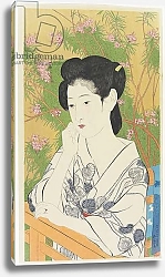 Постер Хасигути Гоё At a Hot Springs Inn, July 1920
