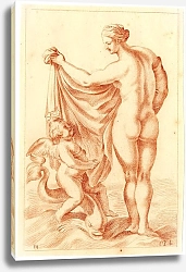 Постер Пронк Корнелис Beeld van de geboorte van Venus
