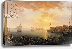 Постер Хью Жан-Франсуа View of Brest Harbour, 1796