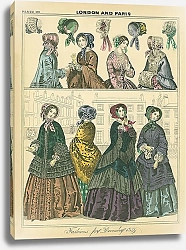 Постер Fashions for December 1849