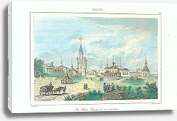 Постер Moscou, La Porte Sainte et ses environs