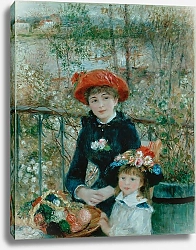 Постер Ренуар Пьер (Pierre-Auguste Renoir) На террасе 2