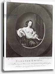 Постер Лелу Питер Eleanor Gwynne engraved by Valentine Green 1777