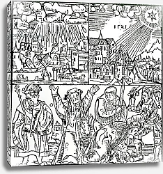 Постер Школа: Немецкая Prognostications, 1521
