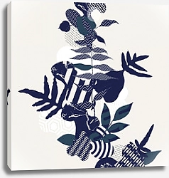 Постер Абстрактная растительная композиция 6