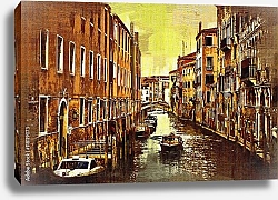 Постер Венецианская улица - канал