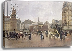 Постер Гранжин Эдмон La Place Clichy, Paris, 1896
