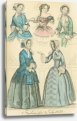 Постер Fashions for July 1850