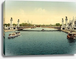 Постер Франция. Париж, мост Александра III