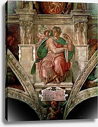 Постер Микеланджело (Michelangelo Buonarroti) Sistine Chapel Ceiling: The Prophet Isaiah