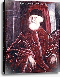 Постер Тинторетто Джакопо Portrait of the procurator Jacopo Soranzo 1550