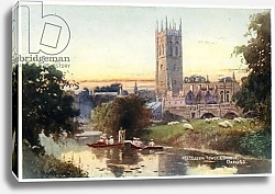Постер Мэттисон Вильям Magdalen Tower and Bridge