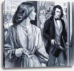 Постер Рейнер Поль Elizabeth Siddal and Dante Gabriel Rossetti