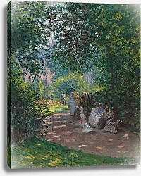 Постер Моне Клод (Claude Monet) In Monceau Park, 1878
