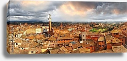 Постер Италия. Тоскана. Панорама Сиены.