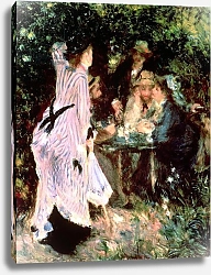 Постер Ренуар Пьер (Pierre-Auguste Renoir) In the Garden, or Under the Trees of the Moulin de la Galette, 1875