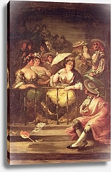 Постер Падилья Евгенио Women on a Balcony, 1859