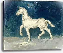 Постер Ван Гог Винсент (Vincent Van Gogh) Гипсовая статуэтка лошади, 1886