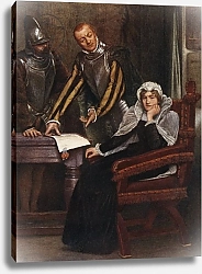 Постер Линтон Джеймс The Abdication at Lochleven Castle of Mary Stuart, Queen of Scots
