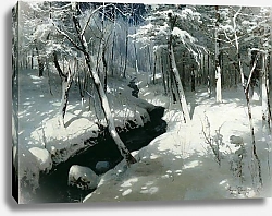 Постер Шильдер Андрей Ручей в лесу. 1906