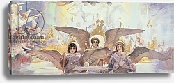Постер Васнецов Виктор Central Panel from the Threshold of Paradise, 1885-96