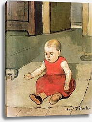 Постер Ходлер Фердинанд Little Hector on the floor, 1889