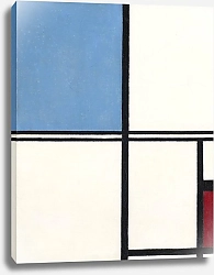 Постер Мондриан Пит Composition with Blue and Red