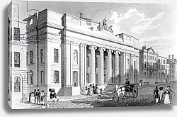 Постер Аллом Томас (грав) The Town Hall, Manchester, engraved by Richard Winkles, 1829