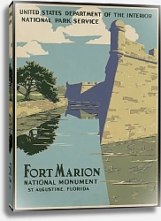 Постер Fort Marion National Monument, St. Augustine, Florida