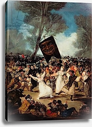 Постер Гойя Франсиско (Francisco de Goya) The Burial of the Sardine c.1812-19