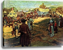 Постер Пайл Ховард (последователи) Carrying Powder to Perry at Lake Erie, 1911