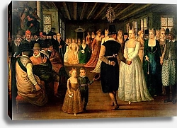 Постер Школа: Итальянская 16в. Ball in Venice in Honour of Foreign Visitors, c.1580