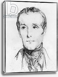 Постер Чассеро Теодор Portrait of Alphonse de Lamartine, c.1848