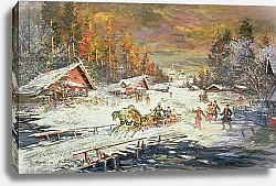 Постер Коровин Константин The Russian Winter, 1900-10