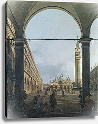 Постер Каналетто (Giovanni Antonio Canal) Венеция - Пьяцца Сан Марко 3
