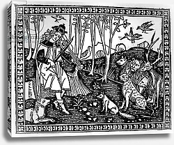 Постер Школа: Итальянская 16в. Orpheus Playing to the Animals, 1500