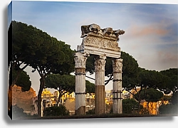 Постер Храм Кастора и Поллукса, Италия