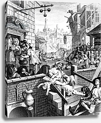 Постер Хогарт Уильям Gin Lane, 1751