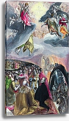 Постер Эль Греко Поклонение имени Христа