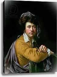 Постер Райт Джозеф Self Portrait at the age of about Forty, c.1772-3