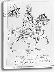 Постер Грос Барон Equestrian portrait of Prince Joachim Murat