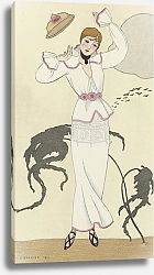 Постер Неизвестен Robe de drap blanc